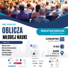 Oblicza Młodej Nauki - plakat