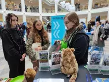 Pani Katarzyna Borzym odpowiada na pytania licealistów