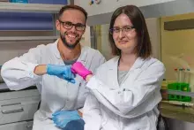dr Urszula Zarzecka i dr Tomasz Wenta