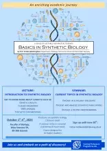  Seria spotkań pt. „Basics in Synthetic Biology”. Prowadzone będą one przez  Prof. Torstena Waldminghausa z Technische Universität Darmstadt w Niemczech