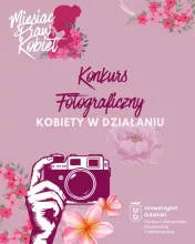 Konkurs fotograficzny "Kobiety w działaniu" -plakat