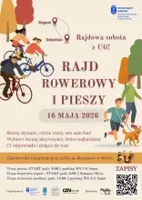 Rajd Rowerowy i Rajd Pieszy - plakat