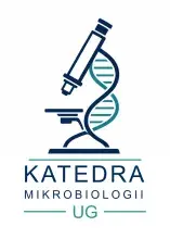 Logo katedry Mikrobiologii - wersja pionowa