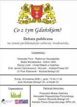 Debata publiczna "Co z tym Gdańskiem?"