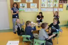 Warsztaty pt. "Od nasiona do nasiona" dla uczniów z klasy 2a Szkoły Podstawowej nr 16 w Gdańsku