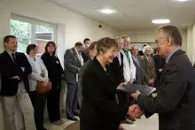 Odsłonięcie pamiątkowej tablicy