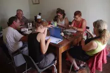 "Międzynarodowe" obrączkowanie ptaków na 14 rąk.