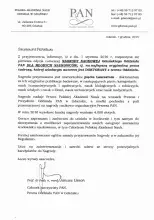 Ogłoszenie Prezesa Oddziału PAN w Gdańsku