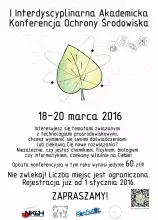 Interdyscyplinarna Akademicka Konferencja Ochrony Środowiska