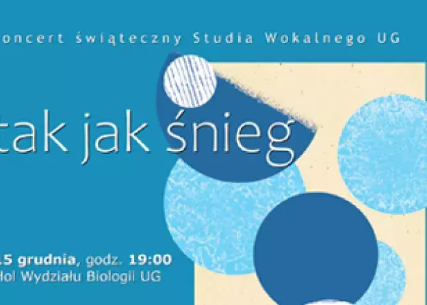 Kameralny koncert świąteczny Studia Wokalnego UG