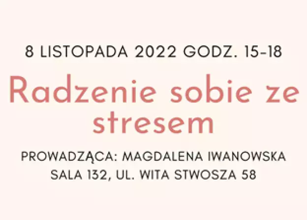 Szkolenie „Radzenie sobie ze stresem”