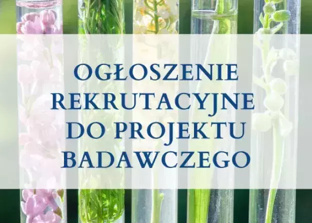 Rekrutacja dla studenta/ki-stypendysty/ki do projektu badawczego