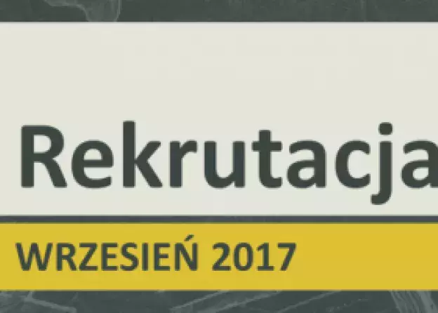 Rekrutacja na Wydziale Biologii  - wrzesień 2017