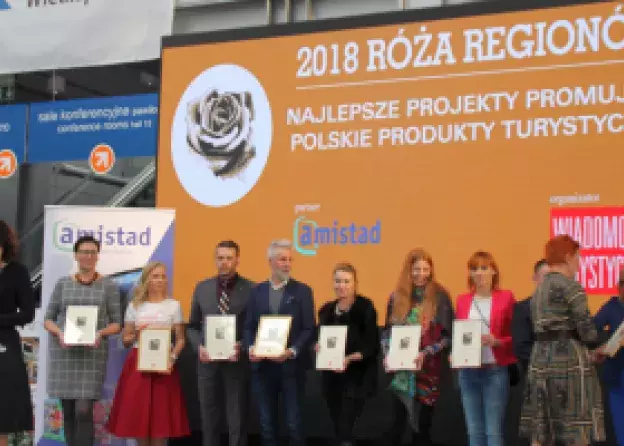 Nagroda dla przewodnika „Kaszuby Północne na cztery pory roku” w ogólnopolskim konkursie „Róża…