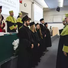 Wręczenie dyplomów doktora