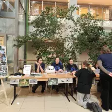 Członkowie koła na Nocy Biologów