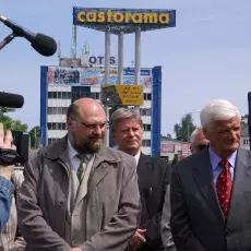 Uroczystość wmurowania aktu erekcyjnego pod nowy budynek Wydziału Biologii (19.05.2008)