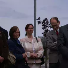 Uroczystość wmurowania aktu erekcyjnego pod nowy budynek Wydziału Biologii (19.05.2008)