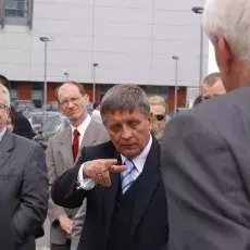 Uroczystość wmurowania aktu erekcyjnego pod nowy budynek Wydziału Biologii (19.05.2008)