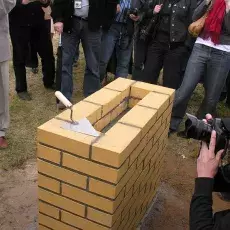 Uroczystość wmurowania aktu erekcyjnego pod nowy budynek Wydziału Biologii (19.05.2008)