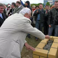 Uroczystość wmurowania aktu erekcyjnego pod nowy budynek Wydziału Biologii (19.05.2008)