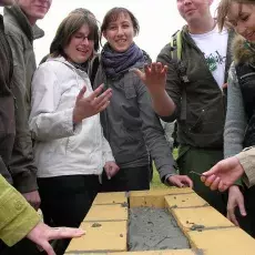 Uroczystość wmurowania aktu erekcyjnego pod nowy budynek Wydziału Biologii (19.05.2008)