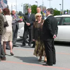 Uroczystość wmurowania aktu erekcyjnego pod nowy budynek Wydziału Biologii (19.05.2008)