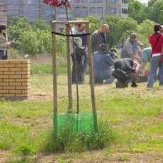 Uroczystość wmurowania aktu erekcyjnego pod nowy budynek Wydziału Biologii (19.05.2008)