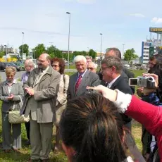 Uroczystość wmurowania aktu erekcyjnego pod nowy budynek Wydziału Biologii (19.05.2008)