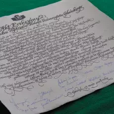 Uroczystość wmurowania aktu erekcyjnego pod nowy budynek Wydziału Biologii (19.05.2008)