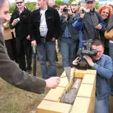 Uroczystość wmurowania aktu erekcyjnego pod nowy budynek Wydziału Biologii (19.05.2008)