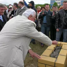 Uroczystość wmurowania aktu erekcyjnego pod nowy budynek Wydziału Biologii (19.05.2008)