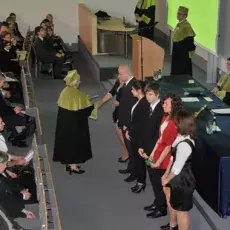 Z otwartością i&#160;serdecznością witamy wszystkich studentów I roku Wydziału Biologii na oficjalnych...  <br />(fot. Michał Narloch)