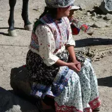 Peru - kanion Colca - mieszkanka