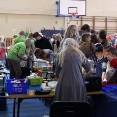 VIII Bałtycki Festiwal Nauki - budynek przy ulicy Kładki w Gdańsku (28.05.2010)