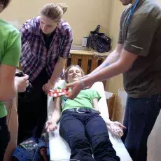 VIII Bałtycki Festiwal Nauki - budynek przy ulicy Kładki w Gdańsku (28.05.2010)