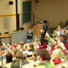 ... na które cierpliwie odpowiadała dr Majcher