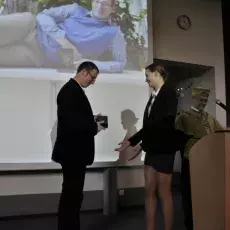 Dr Wojciech Glac z Katedry Fizjologii Zwierząt i Człowieka - wyłoniony przez studentów laureat plebiscytu "Nauczyciel Roku na Wydziale Biologii"