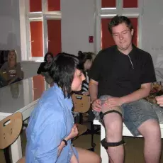 11.06.2012 - mgr inż. Michał Jaskulski z Katedry Fizjologii Zwierząt i Człowieka prowadzi zajęcia pt. "Elektryczność w biologii" dla uczniów IV LO w Gdyni