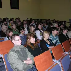 15.01.2010r, Wydział Biologii, wykłady: dr A-K Kaczorowska -"Nowe choroby Starego Świata", prof. UG, dr hab. M. Sęktas - "Zmysłowe bakterie" - Nasi słuchacze  cd.