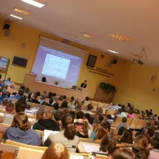 11.03.2010r, Zespół Szkół Mechaniczno-Informatycznych w Lęborku, wykład prof UG, dr hab. A. Herman-Antosiewicz pt.: "Czy dieta wpływa na nowotwory?"