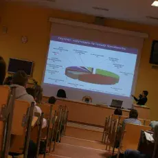 11.03.2010r, Zespół Szkół Mechaniczno-Informatycznych w Lęborku, wykład prof UG, dr hab. A. Herman-Antosiewicz pt.: "Czy dieta wpływa na nowotwory?"