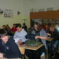 25.11.2011r, V LO w Gdyni, wykład dr Elżbiety Zielińskiej - "Chemiczna broń roślin"
