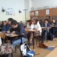 17.04.2012r, V LO w Gdyni, wykład dr Wojciecha Giłki - "Jak się żyje owadom chronionym?"