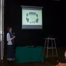 16.10.2013r, II LO w Gdyni, wykład dr Ewy Piotrowskiej - "Co nam "siedzi" w genach? - podstawy genetyki człowieka" fot. Sylwia Westphal