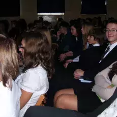 16.10.2013r, II LO w Gdyni, wykład dr Ewy Piotrowskiej - "Co nam "siedzi" w genach? - podstawy genetyki człowieka" fot. Sylwia Westphal