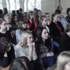  22.11.2013r, IX LO w Gdyni, wykład dr Beaty Michno- "Dzikie życie w mieście czyli zwierzęta synantropijne" fot. Joanna Spisak-Pietruszka