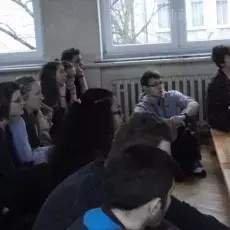  22.11.2013r, IX LO w Gdyni, wykład dr Beaty Michno- "Dzikie życie w mieście czyli zwierzęta synantropijne" fot. Joanna Spisak-Pietruszka