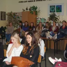 03.12.2013r, II LO Kwidzyn, wykład dr Krzysztofa Gosa - "I wśród roślin są drapieżcy" fot. Alicja Tubaja