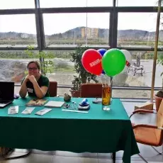 Stoisko Stacji Badania Wędrówek Ptaków